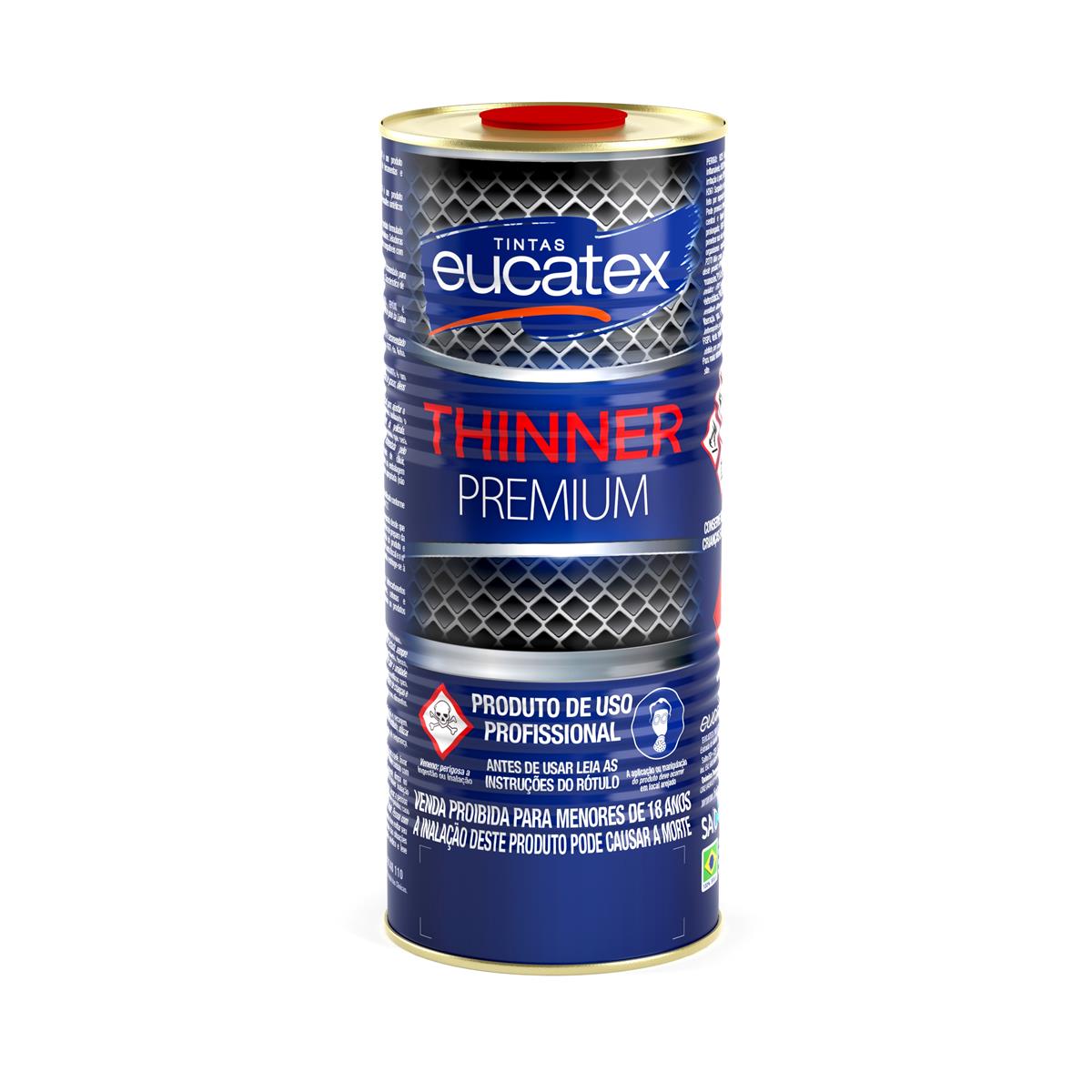 THINNER DE LIMPEZA 9116 COMUM 900ML EUCATEX