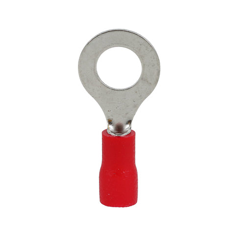 Terminal Anel Pré Isolado Sforplast Vermelho 0.5x1.5mm M6 20 Peças