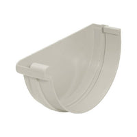Cabeceira Esquerda Para Calha 170mm Amanco PVC Bege