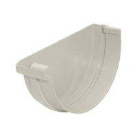 Cabeceira Esquerda Para Calha 170mm Amanco PVC Bege