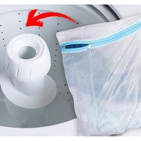 Saco Protetor Para Lavar Roupas Praticita Tamanho M Branco