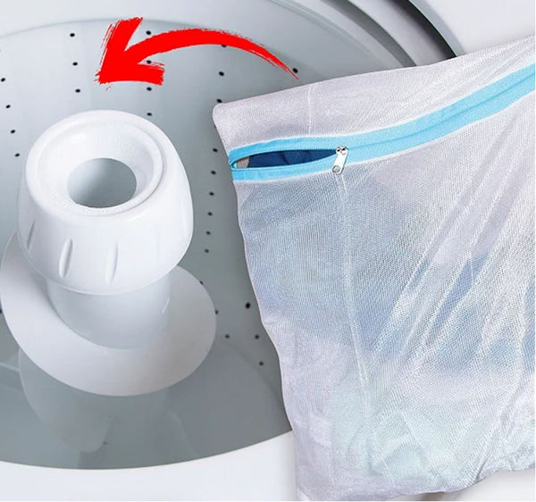 Saco Protetor Para Lavar Roupas Praticita Tamanho M Branco
