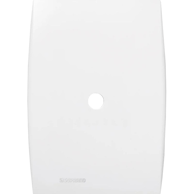 Conjunto Placa Cega 4x2 Com Furo Branco Ilus Soprano