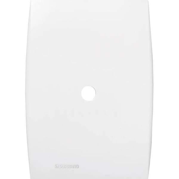 Conjunto Placa Cega 4x2 Com Furo Branco Ilus Soprano