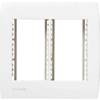 Conjunto Placa 6 Módulos Com Suporte 4x4 Branco Ilus Soprano