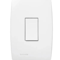 Conjunto Interruptor Simples Vertical Ilus Soprano 10A 250V Branco