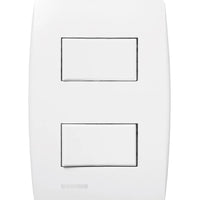 Conjunto 2 Interruptores Simples - Soprano - Linha Ilus - 10A 250V