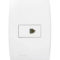 Conjunto Tomada Rj11 4x2 Branco Linha Ilus Soprano
