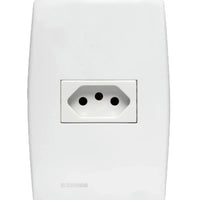 Conjunto Tomada 20a 250v 2p+t 4x2 Branco Ilus Soprano