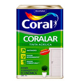 Tinta Coral Acrilica Fosca Coralar 18l - Branco Gelo