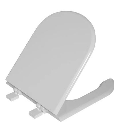 Assento Sanitário Astra Vogue Plus MDF Gelo Abertura Frontal