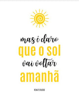 QUADRO 40X60 MAS E CLARO QUE O SOL - RT32(4104)