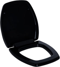 Assento Sanitário Astra Thema Soft Close Preto Oval