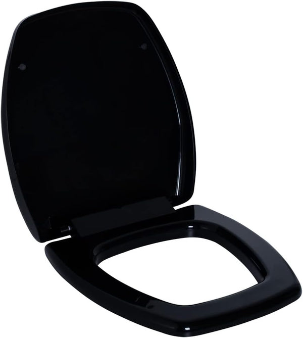 Assento Sanitário Astra Thema Soft Close Preto Oval