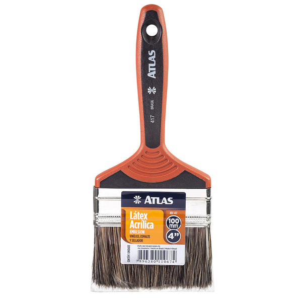 Trincha Pincel Atlas 417 De 4 Polegadas Para Pintura