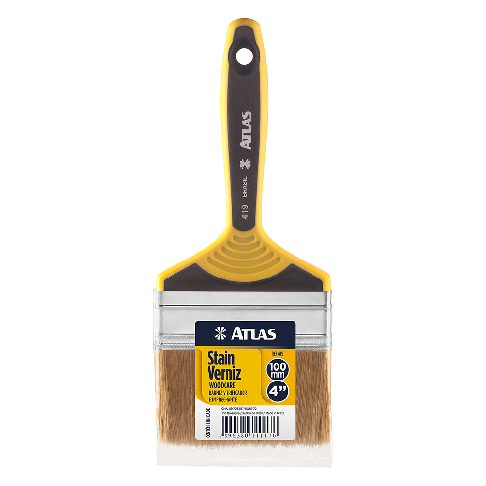 Pincel Atlas 419 Para Stain E Verniz 2 Polegadas