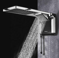 Chuveiro Eletrônico Lorenzetti Acqua Duo 5500w 127v Preto Cromado