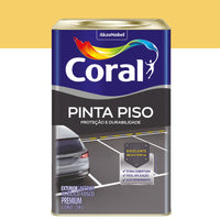 Tinta Para Piso Coral Amarelo Demarcação 18l