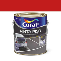 Tinta Piso Acrílica Coral Fosco Vermelho Segurança 3,6l