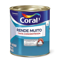 Tinta Acrílica Coral Rende Muito Standard Branco 900ml