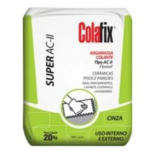 Argamassa Colante Ac2 Fixcol Cinza 20kg