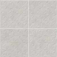 Revestimento Via Rosa Metropole Cement Deco 72x72cm Retificado