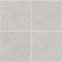 Revestimento Via Rosa Metropole Cement Deco 72x72cm Retificado