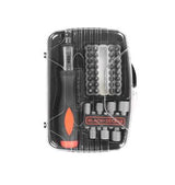CONJUNTO PARA PARAFUSAR BLACK E DECKER 40 PEÇAS COM CH. CATRACA