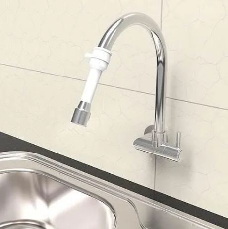 Extensor Branco Com Arejador Para Torneiras Sem Rosca Blukit 110104 - 14cm