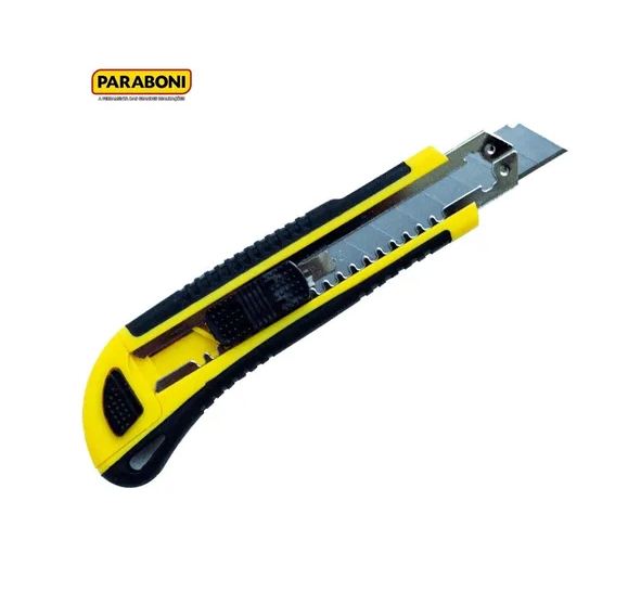 PARABONI ESTILETE PROFISSIONAL COM ALMA DE ACO + 3 LAMINAS 18MM