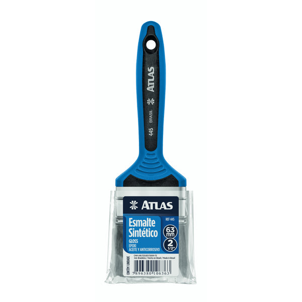 Pincel Trincha Atlas 445 63mm Para Esmalte Sintético
