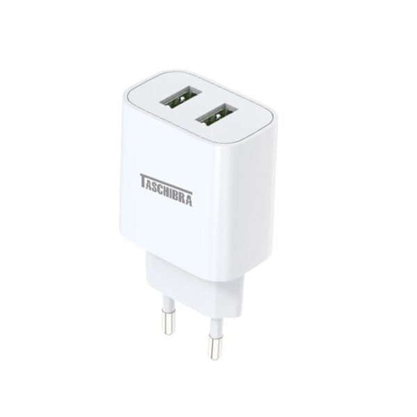 Carregador Brasilux Fast C122a 12w 2 Portas Usb Autovolt Branco
