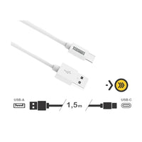 Cabo Carregador Brasilux Usb-A Para Usb-C 1.5m 2a Branco