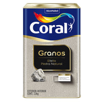 Revestimento Coral Granos Efeito Pedra Natural Espessa 22kg