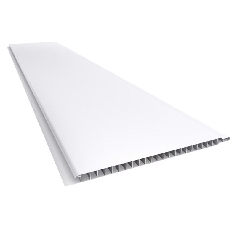 Forro Pvc Liso Plasbil Junta Seca Branco 200mm X 7mm 6m