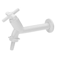 Torneira Para Tanque Herc Sicília 15cm Com Bico Branca