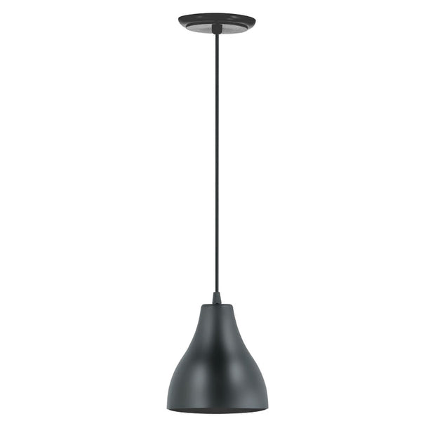 Lustre Pendente Preto Inj para 1 Lâmpada 311/1 Dital