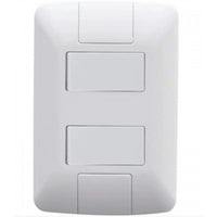 Interruptor Simples 6A + Interruptor Paralelo 6A Conjunto Aria