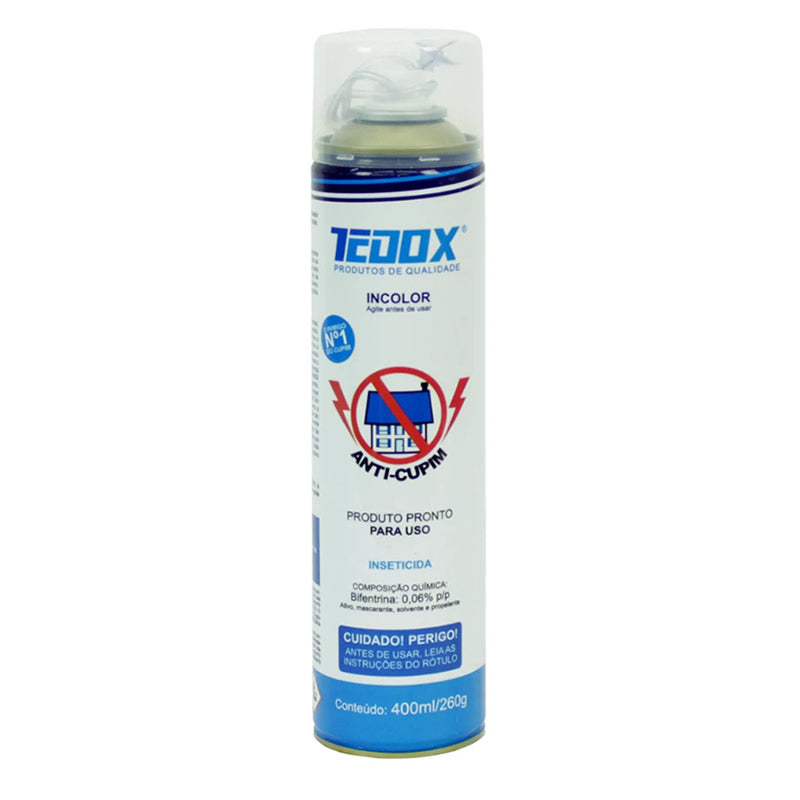 Inseticida Anti Cupim Tedox Incolor Spray 400ml I.B. Schild