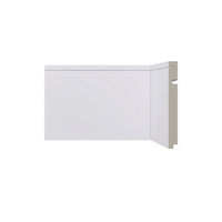 Rodapé Santa Luzia B154 Poliestireno Frisado Branco 15cm