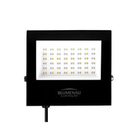 Refletor Alumínio Quadrado IP66 50W Bivolt 6.500K - Preto Blumenau