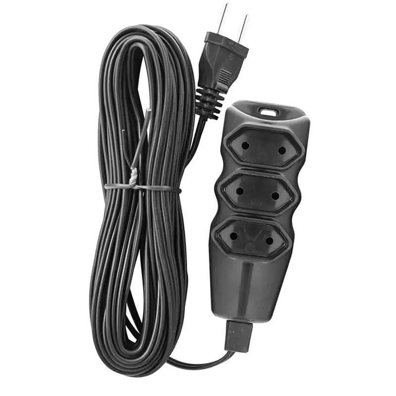 Extensao Eletrica PL 2x075 mm 10m Preta