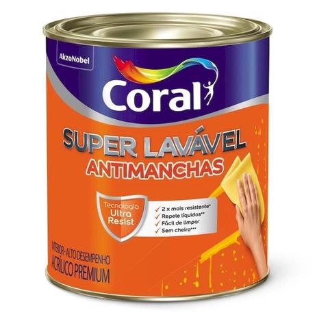 CORAL SUPER LAVAVEL ACRILICO PREMIUM 3.6LTS BRANCO