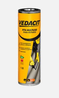 Fita Asfáltica Impermeável Vedacit Alumínio 45cm X 10m