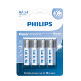 PILHA PHILIPS ALCALINA AA C/4 UN
