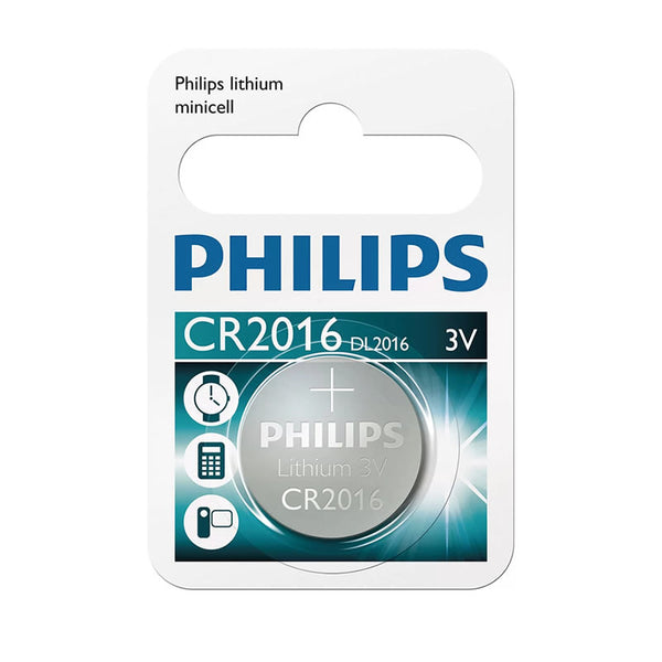 Bateria Moeda Philips Cr2016 3v