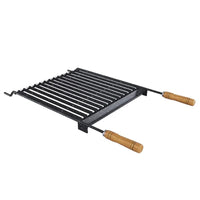 Grelha Esmaltada Mk Steel 850x500mm Com Coletor De Gordura