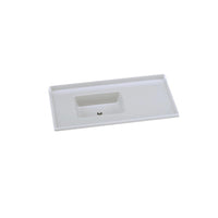 Pia Sintética Rorato Granito 100x53cm Branco Gelo