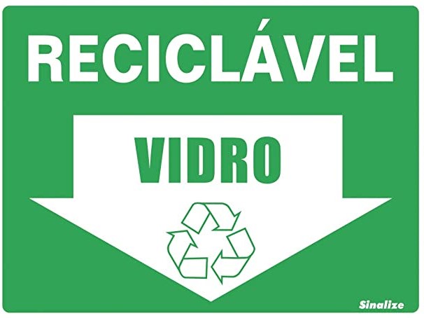 PLACA POLIESTIRENO 15X20 - RECICLAVEL VIDRO