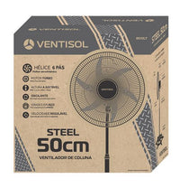 Ventilador De Coluna Ventisol Steel 50cm Bivolt
